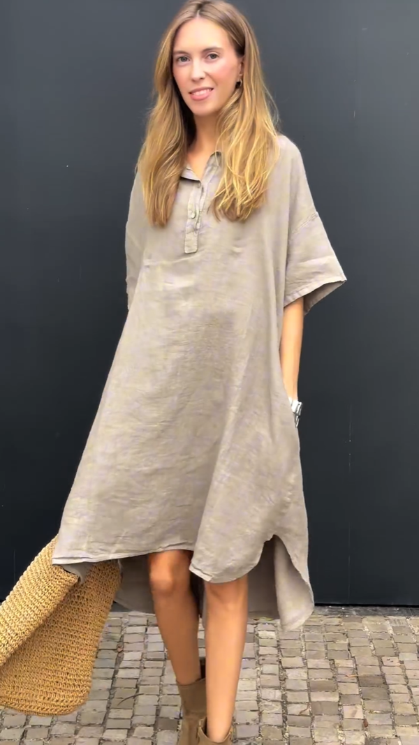 2024 Summer Cotton and Linen blend Midi Dress (BUY 2 GET FREE SHIPPING)