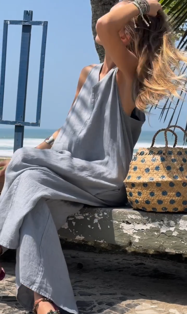 2024 SUMMER Comfortable casual cotton and linen jumpsuit (BUY 2 GET FREE SHIPPING)