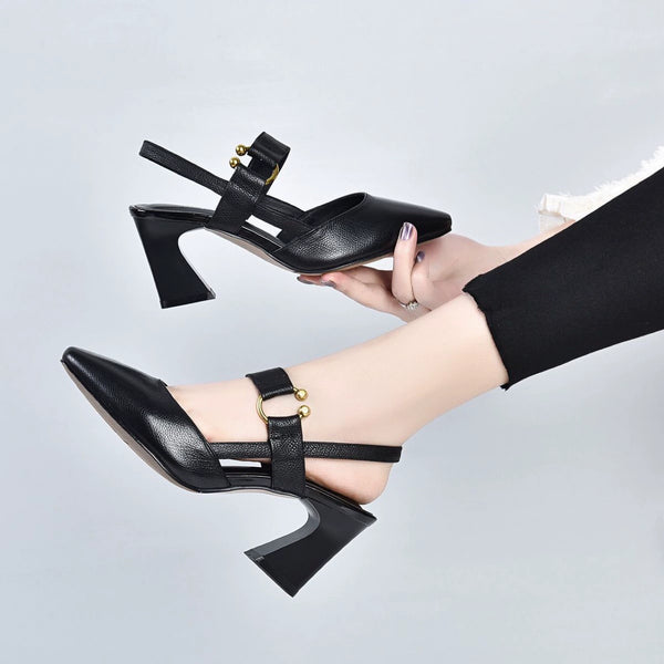 Orthopedic Comfort Heeled Shoes
